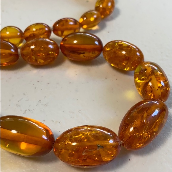 Vintage Natural Baltic amber bead necklace - Picture 12 of 12